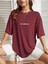 Unisex Kadın/erkek Los Angeles Renkli Özel Baskılı Oversize Pamuk Penye Bisiklet Yaka T-Shirt 1