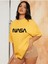 Unisex Nasa Renkli Özel Baskılı Oversize Pamuk Penye T-Shirt 1