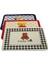 Dikdörtgen Su Emici - Sihirli Banyo Paspası Renkli Desenli - Resimli Elastik 57 x 37.5cm (4887) 1