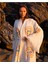 Göz Figür Desen Baskılı Müslin Kaftan Kimono Peştemal Bornoz (BOYU 125 CM) 1
