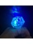 Kristal Tasarımlı LED Glow Işıklı 3 Modlu Mavi Yüzük 3.5 x 5 cm (4887) 3