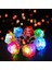 Kristal Tasarımlı LED Glow Işıklı 3 Modlu Mavi Yüzük 3.5 x 5 cm (4887) 4