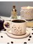 24K Altın Süslemeli Papatya Temalı Seramik Mug 1