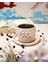 24K Altın Süslemeli Papatya Temalı Seramik Mug 4