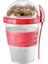 Kahvaltıda Hareketli Bardaklar,tahıl Veya Yulaf Ezmesi Kabı ile Take And Go Yoğurt Kupası 600 ml 5