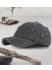 Gri Balık Sırtı Desenli Yünlü Kaşe Kışlık Kumaş Spor Şapka (Terletmez Saten Astar) 3