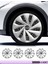 Citroen C1 15 Inç Jant Kapağı Amblemli Gri [4 Adet Kapak] 130 CVL-ADT4279 1