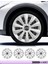 Renault Clio 4 16 Inç Jant Kapağı Amblemli Gri [4 Adet Kapak] 143 CVL-ADT2646 1