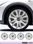 Skoda Forman 15 Inç Jant Kapağı Amblemli Gri [4 Adet Kapak] 139 CVL-ADT6996 1