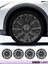 Opel 13 Inç Jant Kapağı Amblemli Piano Black [4 Adet Kapak] 207 CVL-ADT128 1