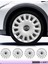 Fiat Marea 14 Inç Jant Kapağı Amblemli Gri [4 Adet Kapak] 144 CVL-ADT7069 1