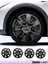 Tofaş Kartal 13 Inç Jant Kapağı Amblemli Piano Black [4 Adet Kapak] 204 CVL-ADT2215 1