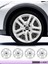 Renault Clio 4 16 Inç Jant Kapağı Amblemli Gri [4 Adet Kapak] 149 CVL-ADT2647 1