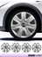 Renault R 19 13 Inç Jant Kapağı Amblemli Gri [4 Adet Kapak] 107 CVL-ADT10818 1