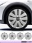 Ford Fiesta 14 Inç Jant Kapağı Amblemli Gri [4 Adet Kapak] 105 CVL-ADT5564 1