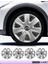 Renault Express 14 Inç Jant Kapağı Amblemli Gri [4 Adet Kapak] 108 CVL-ADT5074 1