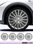 Renault R 9 14 Inç Jant Kapağı Amblemli Gri [4 Adet Kapak] 135 CVL-ADT11569 1