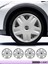 Hyundai 14 Inç Jant Kapağı Amblemli Gri [4 Adet Kapak] 140 CVL-ADT433 1
