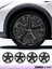 Ford Fiesta Van 15 Inç Jant Kapağı Amblemli Piano Black [4 Adet Kapak] 215 CVL-ADT7090 1