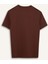 Regular Fit Bisiklet Yaka Dokulu Basic Düz Kısa Kollu Twill Tişört D7912AX25SP 3