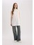 Regular Fit Bisiklet Yaka Basic Düz Kolsuz Tunik A8352AX25SP 2
