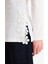 Regular Fit Bisiklet Yaka Dantelli Uzun Kollu Tesettür Tişört Tunik F1812AX25SM 4