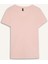Slim Fit Dar Kesim V Yaka Basic Düz Ribana Kısa Kollu Tişört I1080AZ25SP 1