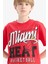 Erkek Çocuk NBA Miami Heat Bisiklet Yaka Kısa Kollu Tişört E4837A825SM 1