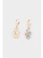 Kadın Sallantılı Taşlı Gold Küpe E8560AXNS 3