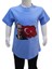 Ay Yıldızlı Atatürk Baskılı Mavi Tişört 1
