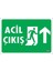 Acil Çıkış Uyarı Levhası 17,5X25 KOD:943 1