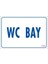 Wc Uyarı Levhası 17,5X25 KOD:1783 1