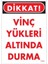 Vinç Uyarı Levhası 25X35 KOD:1304 1