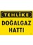 Tehlike Doğalgaz Hattı Uyarı Levhası 25X35 KOD:753 1