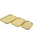 Dikdörtgen - 3 Boy Bambu Ahşap Tepsi Seti 22X33--28X40--33X45CM (4767) - Lisinya 1