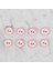 Crafts Pembe 8 Li Balık Düğme - 570 2