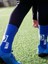 Unisex Mavi Anti Slip Socks Kaymaz Silikon Havlu Taban Maç Pro Sporcu Çorabı 2
