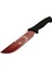 Ayyıldız MF033 Rd Kırmızı Av Bıçağı 31CM - Testere Detaylı Bıçak, Oluklu, Kılıflı, Plastik Sap 1