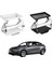 Tesla Model Y / Model 3 Ekran Altına Takılan Magnetik Bağlantılı Kapanır Düzenleyici, Siyah ve Beyaz Renk Seçeneği Ile 1