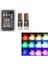 ( 2 x Adet ) 1 Takım LED T10 Dipsiz Ampul 12V Rgb Kumandalı Yeni Nesil ( 5W Dipsiz Ampul Rgb ) 3