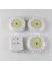Uzaktan Kumandalı Yapışkanlı Kablosuz Pilli LED 3'lü Spot Lamba Spot LED 1
