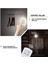 Uzaktan Kumandalı Yapışkanlı Kablosuz Pilli LED 3'lü Spot Lamba Spot LED 3