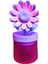 Çiçek Hava Nemlendirici USB Gece Lambası 260 ml Hava Nemlendirici Buhar Makinesi ve Aroma Difüzörü 1