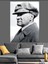 Siyah Beyaz Mustafa Kemal Atatürk Dekoratif Kanvas - Mdf Ahşap Tablo 1