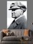 Siyah Beyaz Mustafa Kemal Atatürk Dekoratif Kanvas - Mdf Ahşap Tablo 2