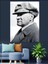 Siyah Beyaz Mustafa Kemal Atatürk Dekoratif Kanvas - Mdf Ahşap Tablo 3