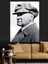 Siyah Beyaz Mustafa Kemal Atatürk Dekoratif Kanvas - Mdf Ahşap Tablo 4