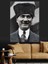 Mustafa Kemal Atatürk Dekoratif Kanvas - Mdf Ahşap Tablo 3