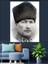 Mustafa Kemal Atatürk Dekoratif Kanvas - Mdf Ahşap Tablo 1