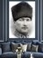 Mustafa Kemal Atatürk Dekoratif Kanvas - Mdf Ahşap Tablo 3
